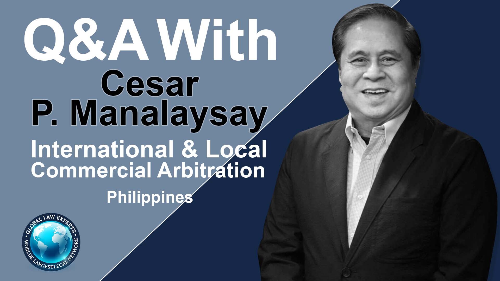 Cesar-P.-Manalaysay Law Export Q&A