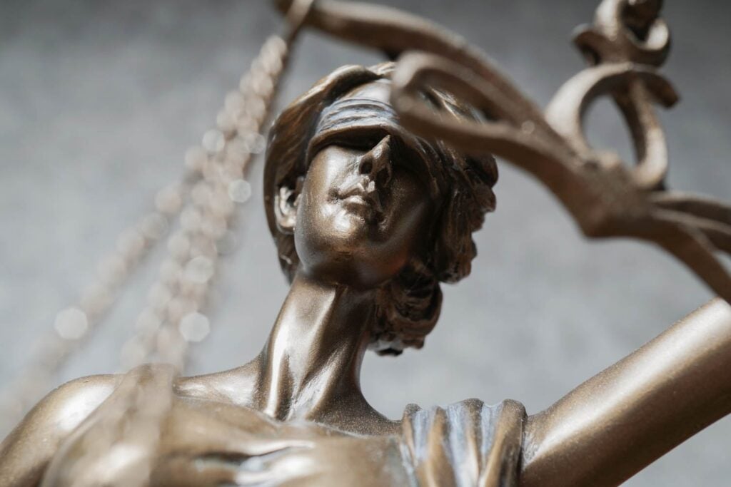 Close Up Of Lady Justice Or Justitia Statue 4